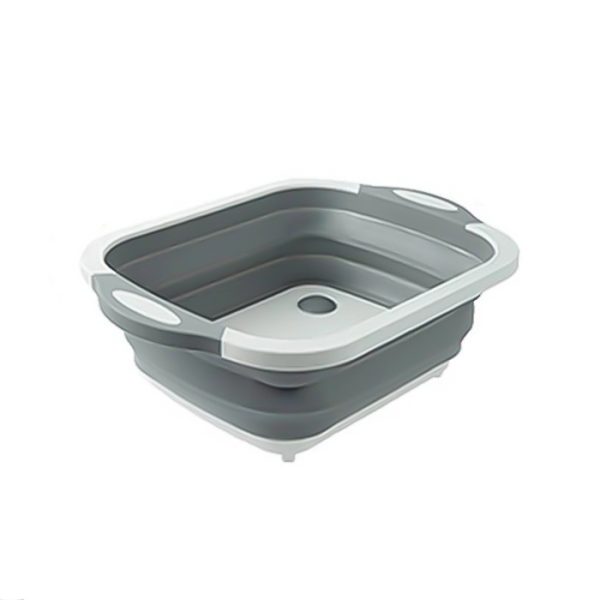 FoldableStrainer, multifunkční sítko, skladovací nádoba a prkénko na krájení v jednom