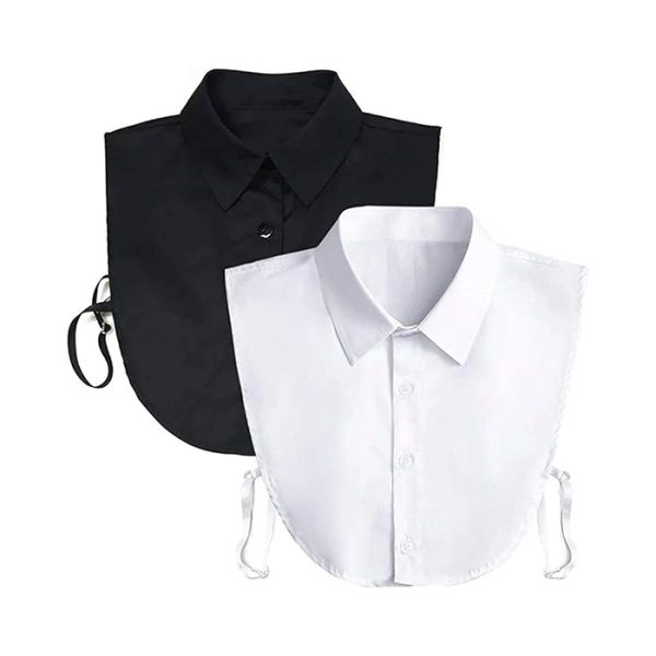 TopCollar, límec ženské košile (černý a bílý)