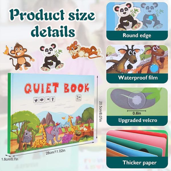 QuietBook, tichá kniha, která podporuje všechny oblasti vývoje dítěte
