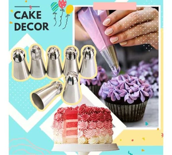 Cakemaster, sada 8 nástavců pro špičkovou dekoraci dezertů