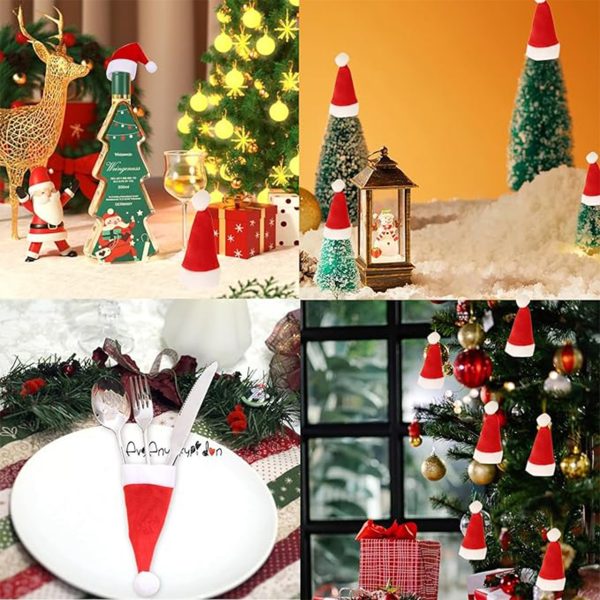 HatBundle, ubrus ve tvaru Santa klobouku (20 kusů) a slavnostní potah na židle (4 kusy)