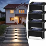 PatioLights, vodotěsné LED solární zahradní světla (4 ks.)
