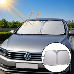 SunVisor, zatahovatelná sluneční clona na čelní sklo auta