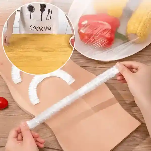 Flexibilní ochranné potahy na jídlo Wraps (100 ks)