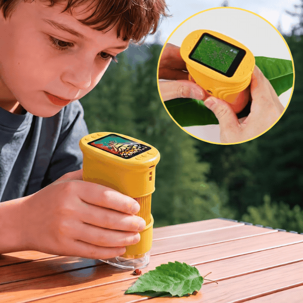 Přenosný digitální mikroskop pro děti DigScope